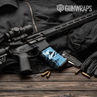AR-15 Mag Sharp Baby Blue Gun Skin Vinyl Wrap