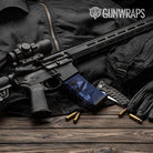 AR-15 Mag Sharp Blue Midnight Gun Skin Vinyl Wrap