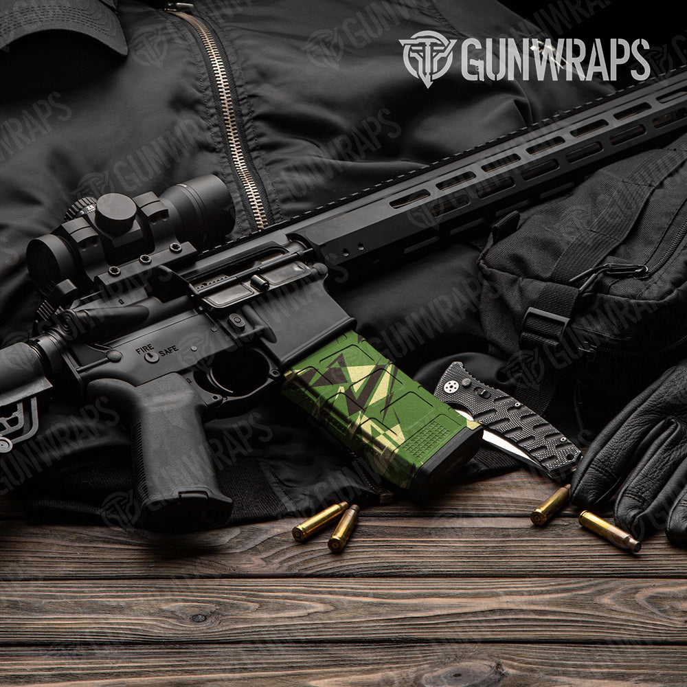AR-15 Mag Sharp Jungle Gun Skin Vinyl Wrap