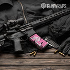 AR-15 Mag Sharp Pink Tiger Gun Skin Vinyl Wrap