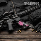 AR-15 Mag Shattered Pink Tiger Gun Skin Vinyl Wrap
