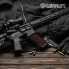 AR-15 Mag Shattered Vampire Red Gun Skin Vinyl Wrap