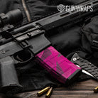 AR-15 Mag Trigon Elite Magenta Gun Skin Vinyl Wrap