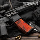 AR-15 Mag Trigon Elite Orange Gun Skin Vinyl Wrap