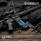 AR-15 Mag Veil Stoke Aqua Gun Skin Vinyl Wrap
