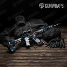 Cumulus Blue Tiger Gun Skin Vinyl Wrap