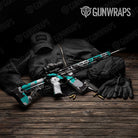 Cumulus Tiffany Blue Tiger Gun Skin Vinyl Wrap