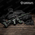 Erratic Green Tiger Gun Skin Vinyl Wrap