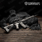 Nature Lifeless Snow Woods Buck Skull Gun Skin Vinyl Wrap
