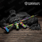 Paint Splatter Green Gun Skin Vinyl Wrap