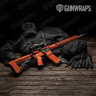 Ragged Elite Orange Gun Skin Vinyl Wrap