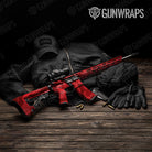 Ragged Elite Red Gun Skin Vinyl Wrap