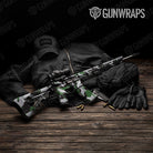 Ragged Green Tiger Gun Skin Vinyl Wrap