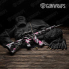 Ragged Pink Tiger Gun Skin Vinyl Wrap