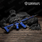Rust 3D Royal Blue Gun Skin Vinyl Wrap
