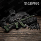 Sharp Army Dark Green Gun Skin Vinyl Wrap