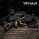 Shattered Militant Yellow Gun Skin Vinyl Wrap