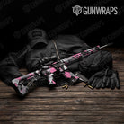 Shattered Pink Tiger Gun Skin Vinyl Wrap