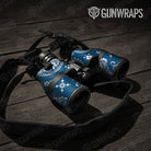 Bandana Blue And White Gun Skin Vinyl Wrap