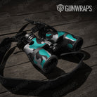 Classic Tiffany Blue Tiger Gun Skin Vinyl Wrap