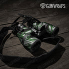 Sharp Green Tiger Gun Skin Vinyl Wrap