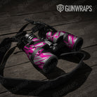 Sharp Magenta Tiger Gun Skin Vinyl Wrap