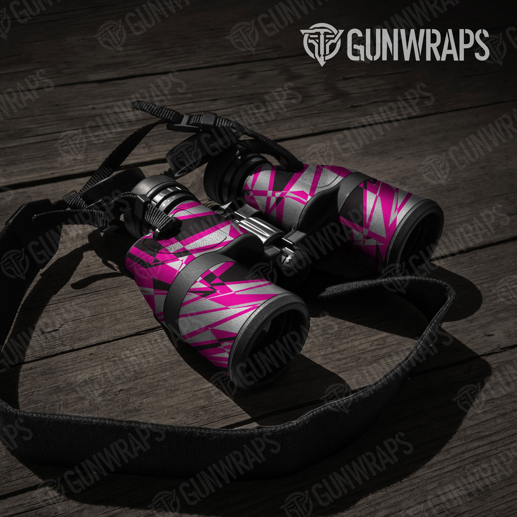 Sharp Magenta Tiger Gun Skin Vinyl Wrap