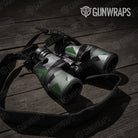 Shattered Green Tiger Gun Skin Vinyl Wrap