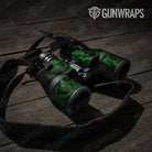 Skull Green Gun Skin Vinyl Wrap
