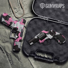 Cumulus Pink Tiger Gun Skin Vinyl Wrap