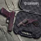 Damascus Magenta Gun Skin Vinyl Wrap