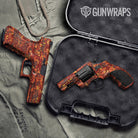 Digital Autumn Gun Skin Vinyl Wrap