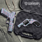 Digital Cotton Candy Gun Skin Vinyl Wrap