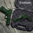Digital Elite Green Gun Skin Vinyl Wrap