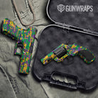 Digital Mardi Gras Gun Skin Vinyl Wrap