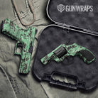 Digital Mint Chocolate Chip Gun Skin Vinyl Wrap