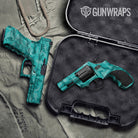 Erratic Elite Tiffany Blue Gun Skin Vinyl Wrap