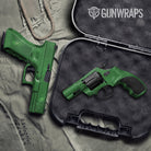 Hex Electric Green Gun Skin Vinyl Wrap