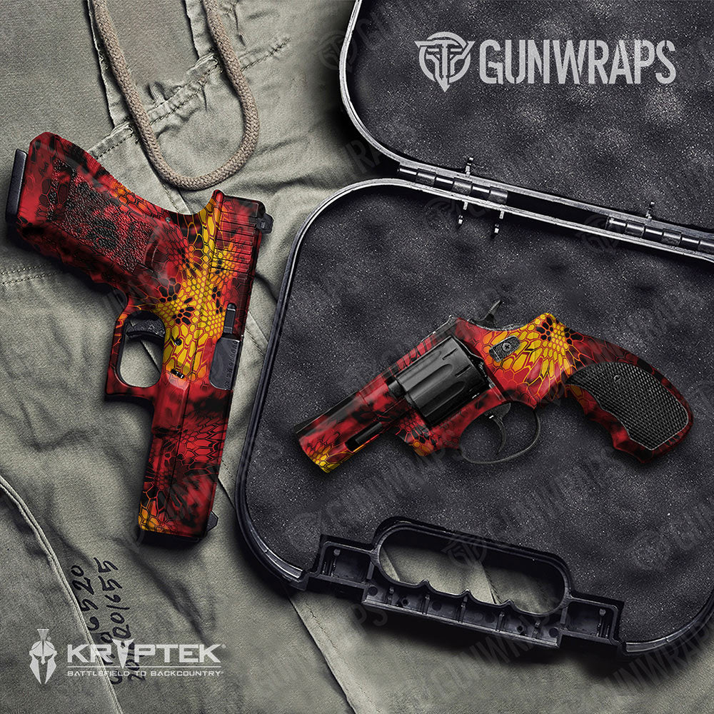 Kryptek Lava Gun Skin Vinyl Wrap