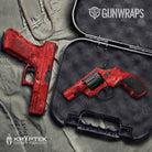 Kryptek Red Gun Skin Vinyl Wrap