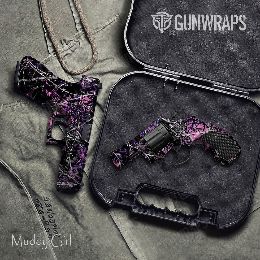 Handgun Muddy Girl Gun Skin Vinyl Wrap | GunWraps – GunWraps.com