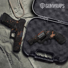 Rust 3D Black Gun Skin Vinyl Wrap