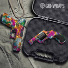 Tie Dye Clementine Kiss Gun Skin Vinyl Wrap