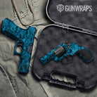 Toadaflage Blue Gun Skin Vinyl Wrap