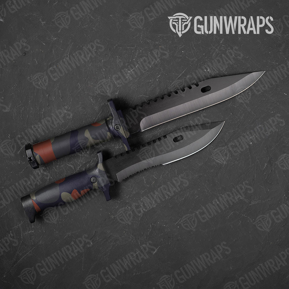 Classic Blue Copper Gun Skin Vinyl Wrap