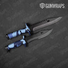 Classic Blue Urban Night Gun Skin Vinyl Wrap