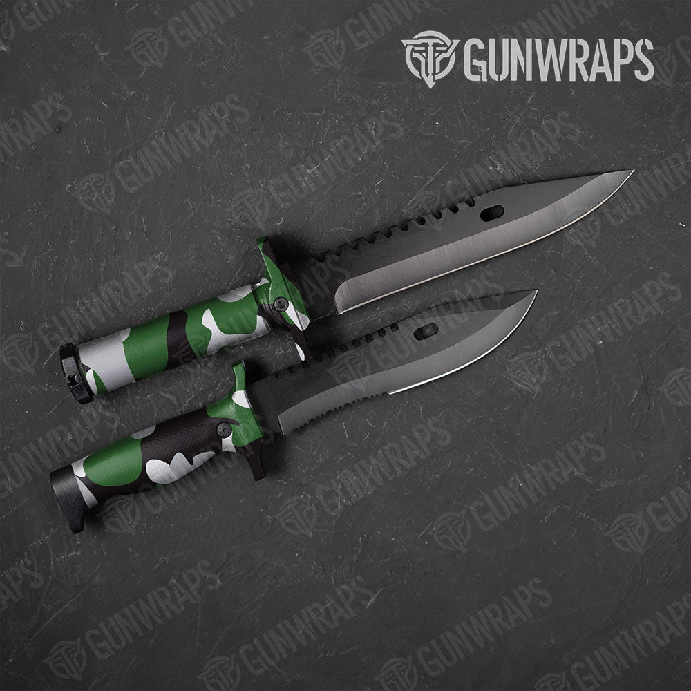 Classic Green Tiger Gun Skin Vinyl Wrap