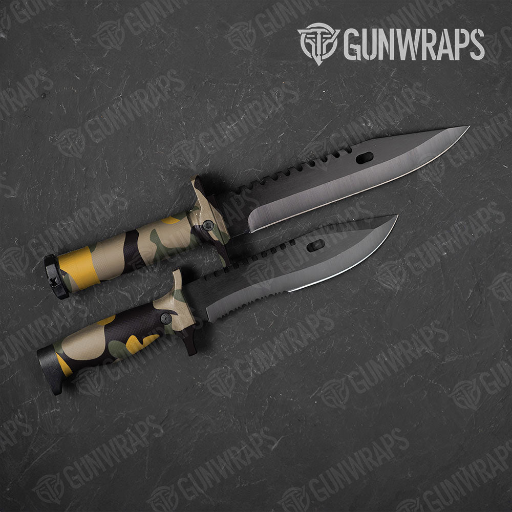 Classic Militant Yellow Gun Skin Vinyl Wrap