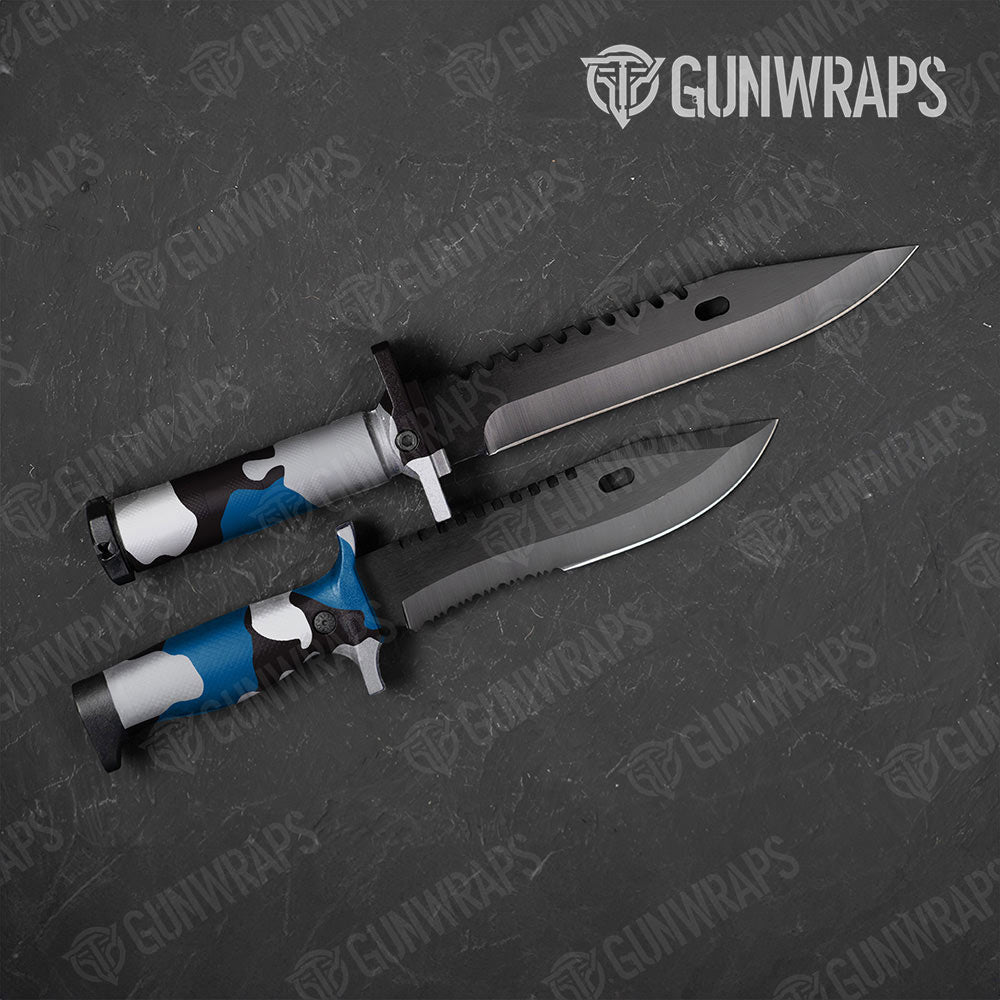 Cumulus Blue Tiger Gun Skin Vinyl Wrap