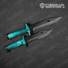 Cumulus Elite Tiffany Blue Gun Skin Vinyl Wrap